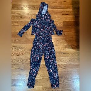 Joe B Dark Blue and Red Girls Large matching Set